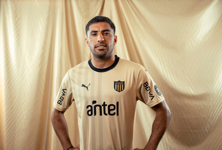 Camiseta Alternativa Peñarol 2025 Dorada